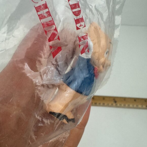 Sealed Vtg 1988 Looney Tunes Porky Pig Cake Topper Figurine Applause Brand - Picture 7 of 10